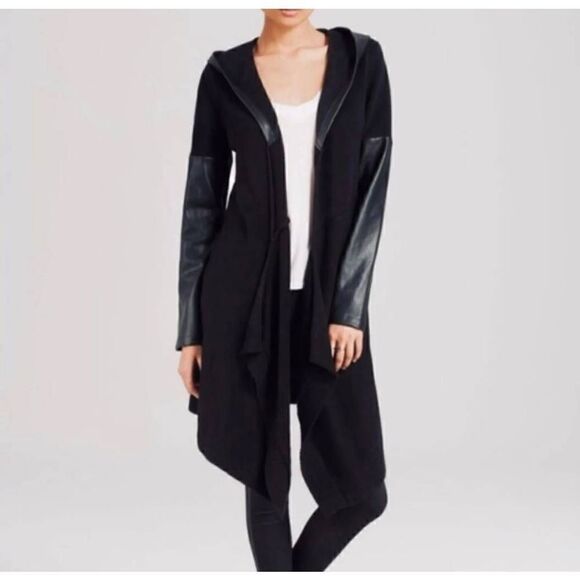 Blank NYC Long Sleeve Cardigan Size Small Black - Picture 2 of 10